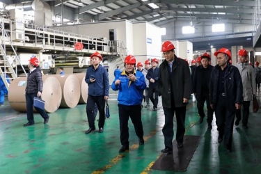 国度邮政局赵民一行莅临J9集团调研快递包装绿色治理试点工作