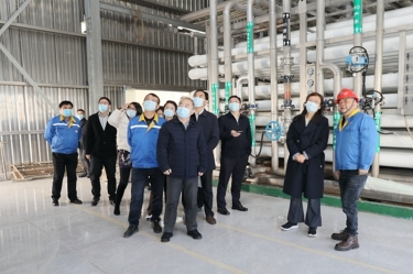 2022年12月15日，时任浙江省发展鼎新委党组成员、副主任吴红梅莅临J9集团纸业调研企业用能、节能工作