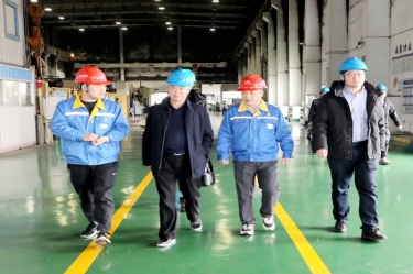 2024年 1月30日，浙江省经信厅机关党委二级巡视员孙自强莅临J9集团纸业发展岁末岁首安全出产督导